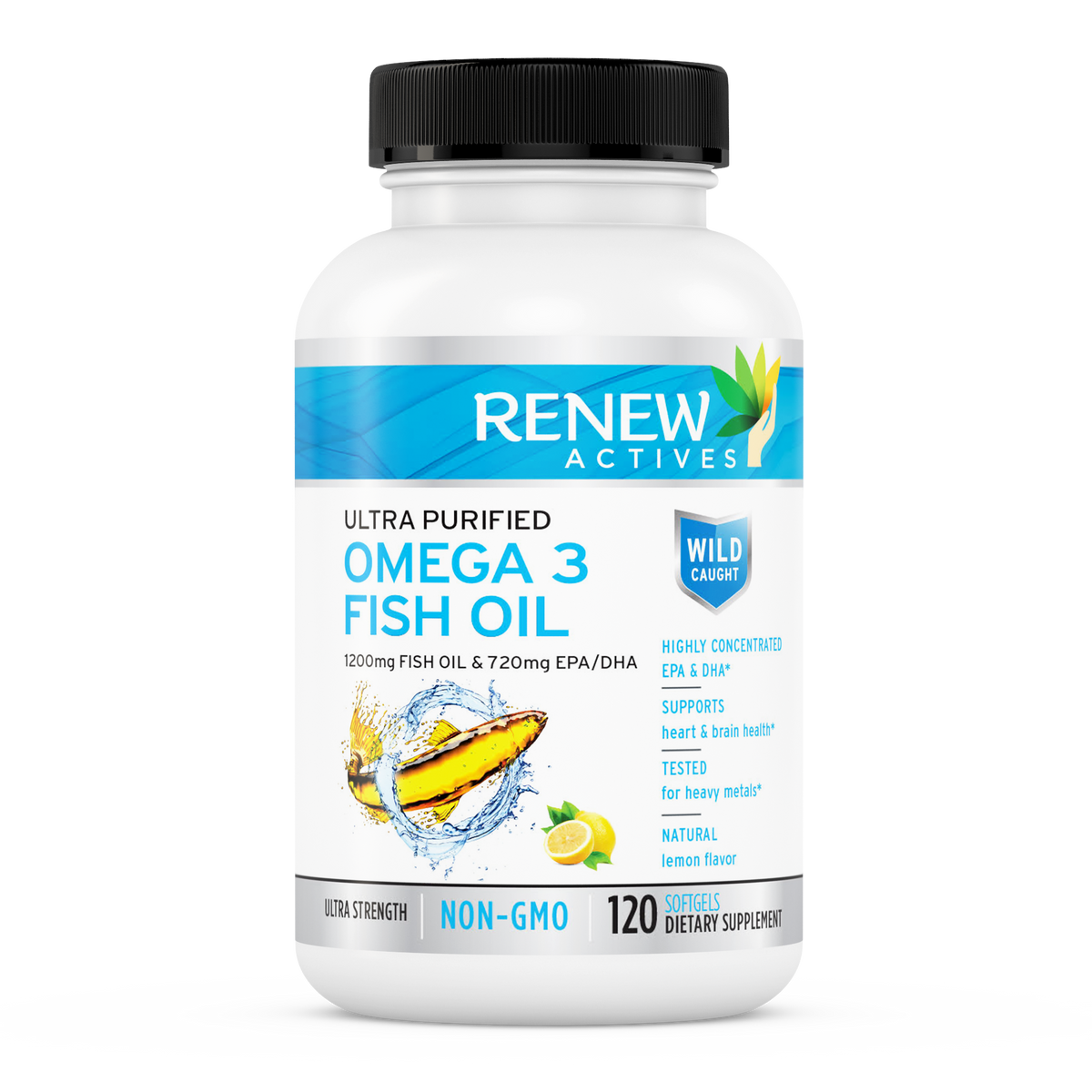 Omega-3 From Fish Oil 1200 mg Softgels