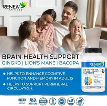 Load image into Gallery viewer, Renew Actives Natural Brain Health Support 90 Capsules  - Cognitive Health, Enhanced Memory, Healthy Brain Functions
