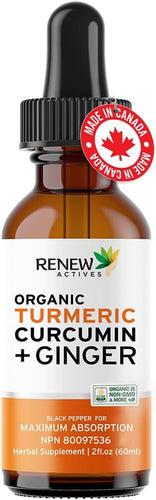Organic Turmeric Liquid w. Ginger & Lemon Oil