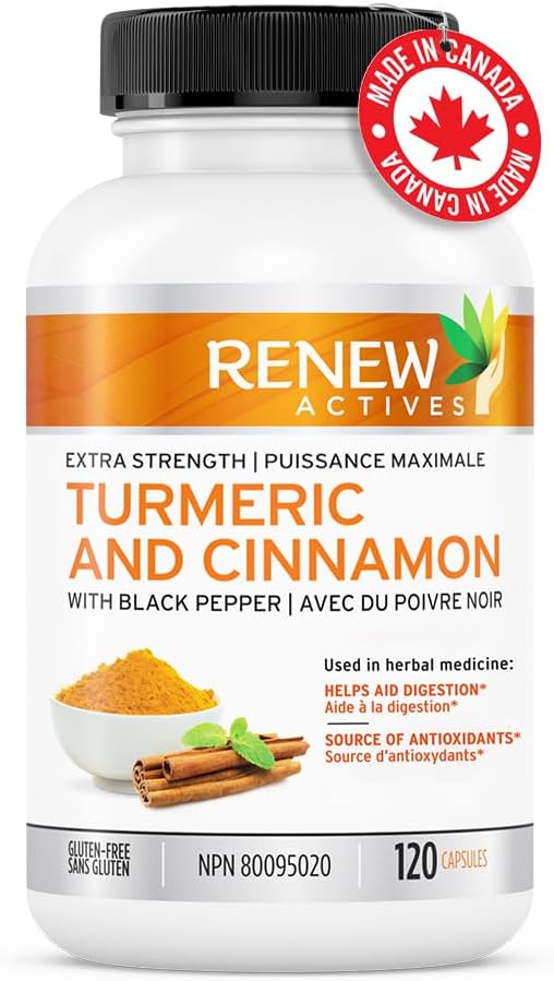 Turmeric Curcumin & Cinnamon - 120 Capsules