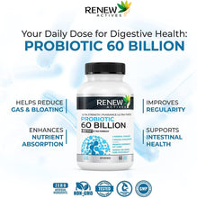 Load image into Gallery viewer, Renew Actives New Probiotics 60 Billion CFU with MAKTREK Bi-Pass Technology, for Digestive Health, Immunity
