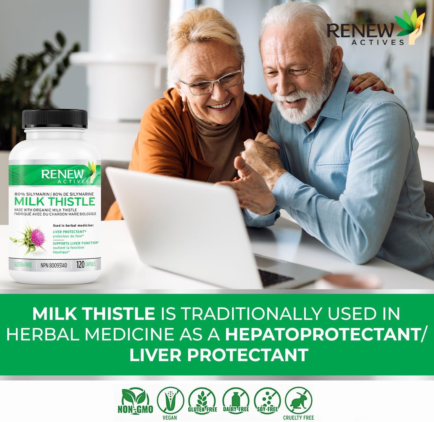 Organic Milk Thistle - 120 Capsules