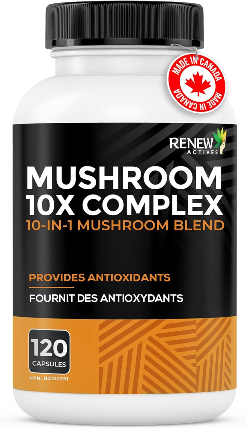 Premium Mushroom 10X Complex with Reishi & Lions Mane