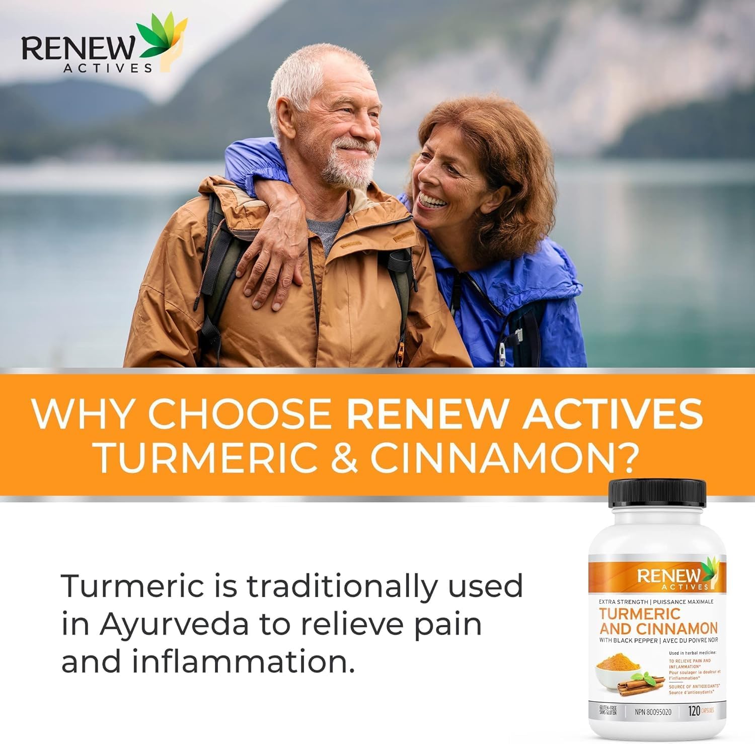 Turmeric Curcumin & Cinnamon - 120 Capsules