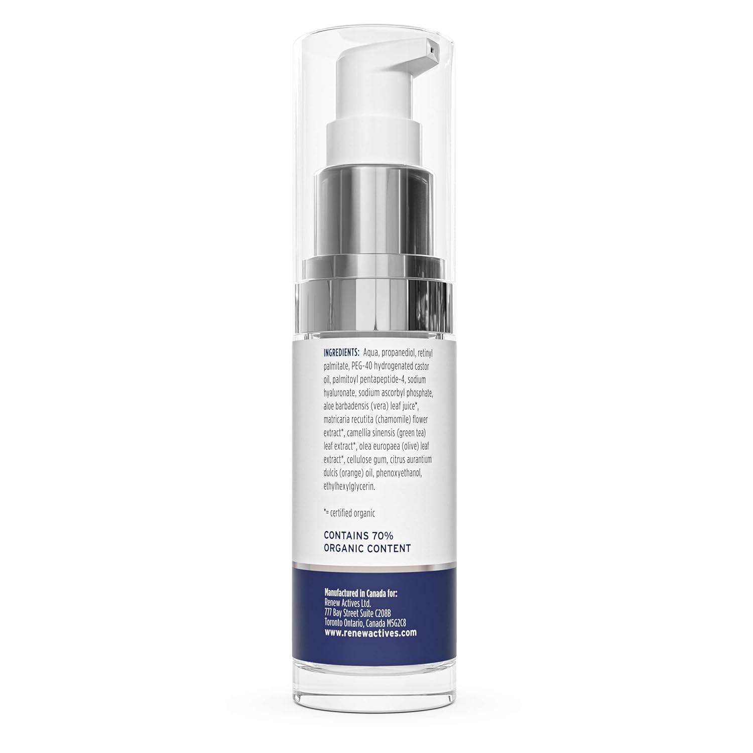Pure 1% Retinol Serum for Face with Hyaluronic Acid & Vitamin C