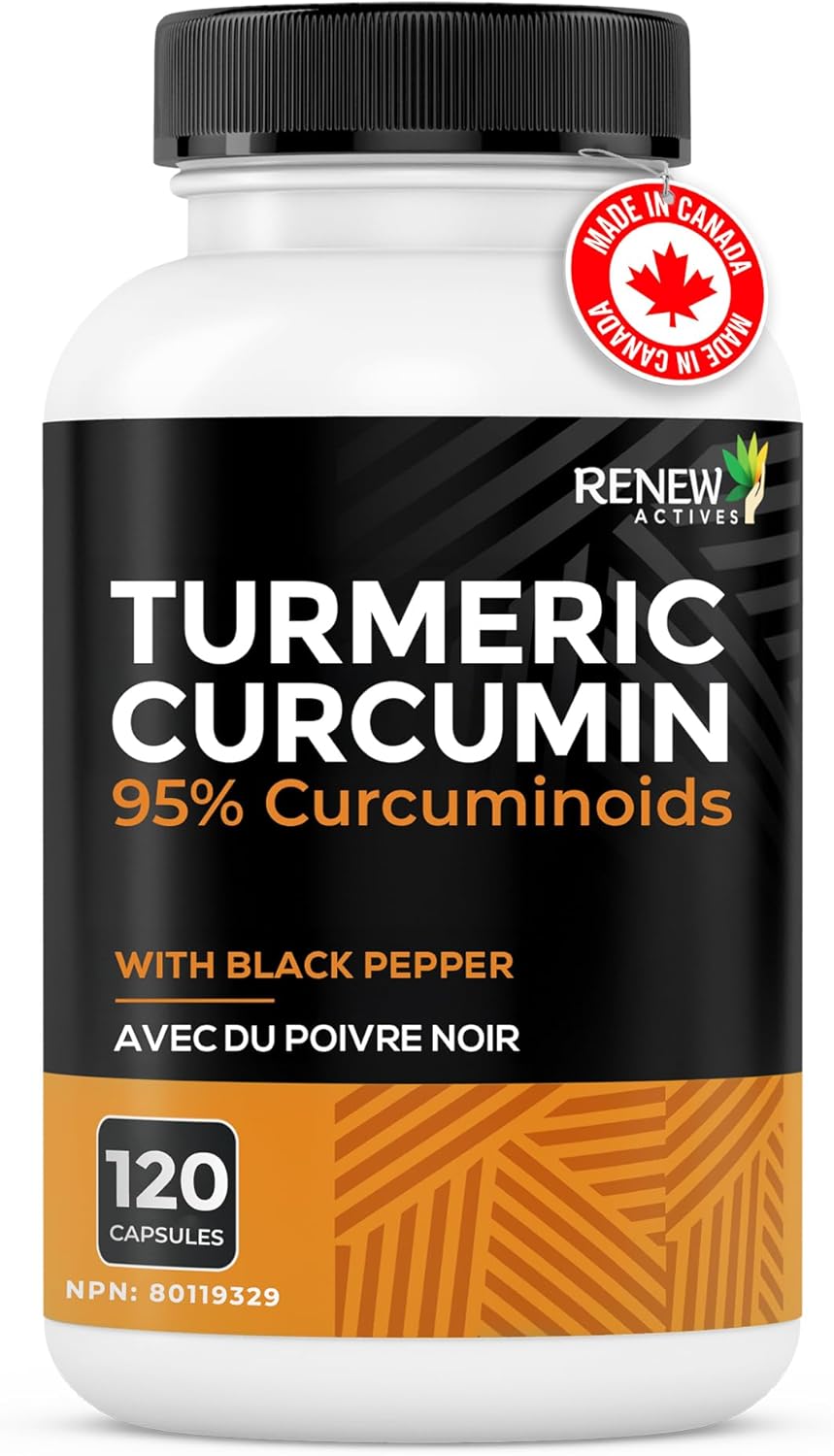 Turmeric Curcurmin & Black Pepper - 120 Capsules