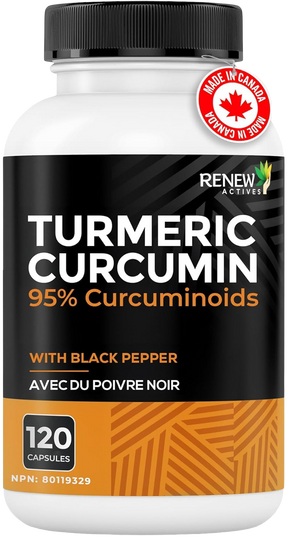 Turmeric Curcurmin & Black Pepper - 120 Capsules