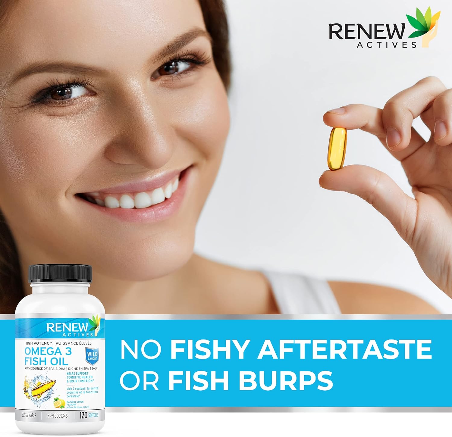 Omega-3 Fish Oil - 120 Softgels