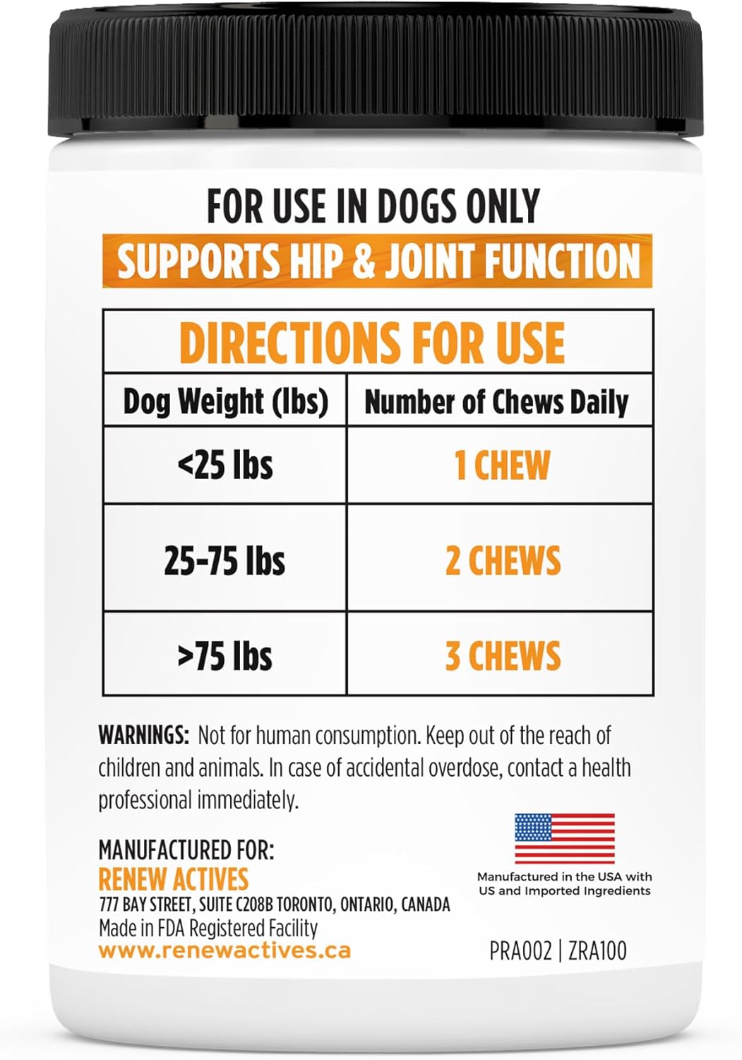 Organic Turmeric Joint Supplement for Dogs - 120 Soft Chews