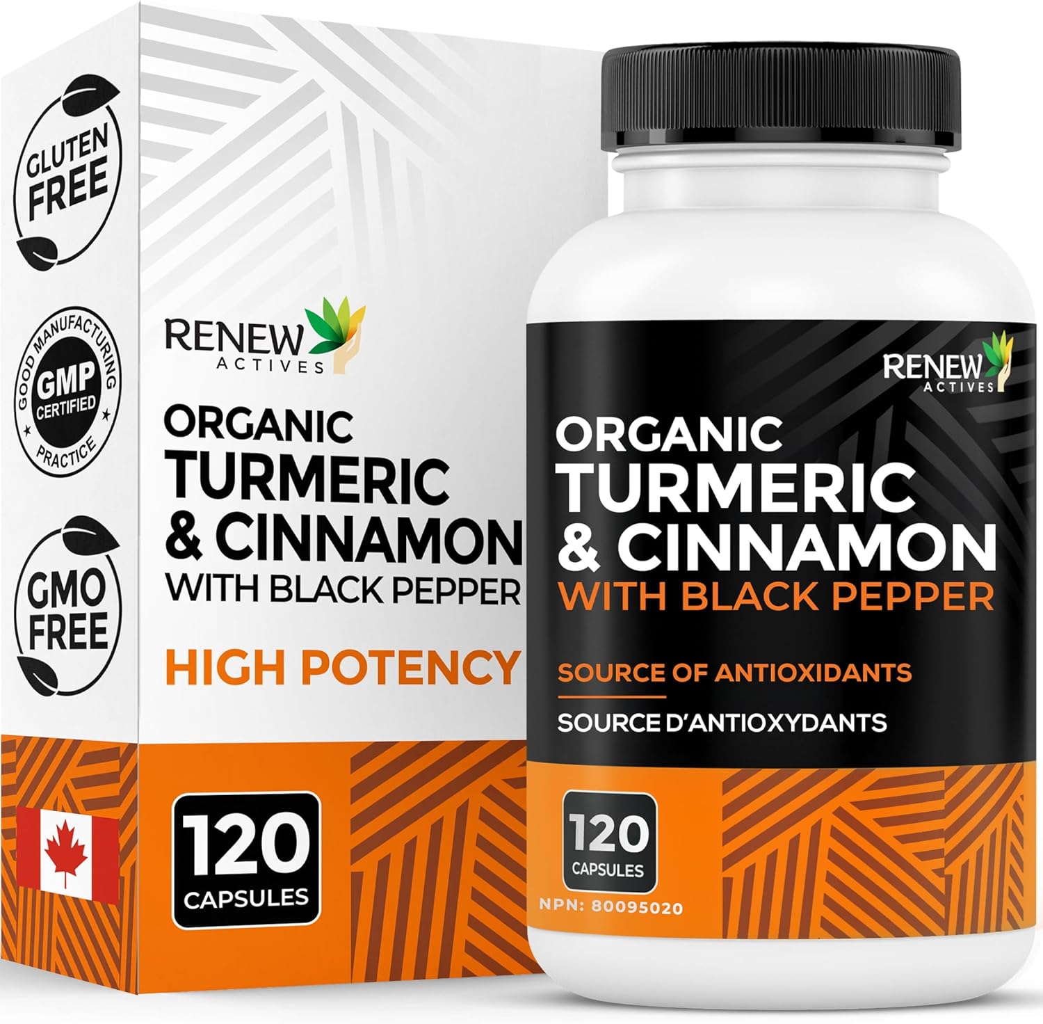 Turmeric Curcumin & Cinnamon - 120 Capsules
