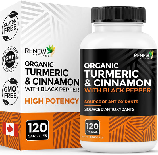 Turmeric Curcumin & Cinnamon - 120 Capsules