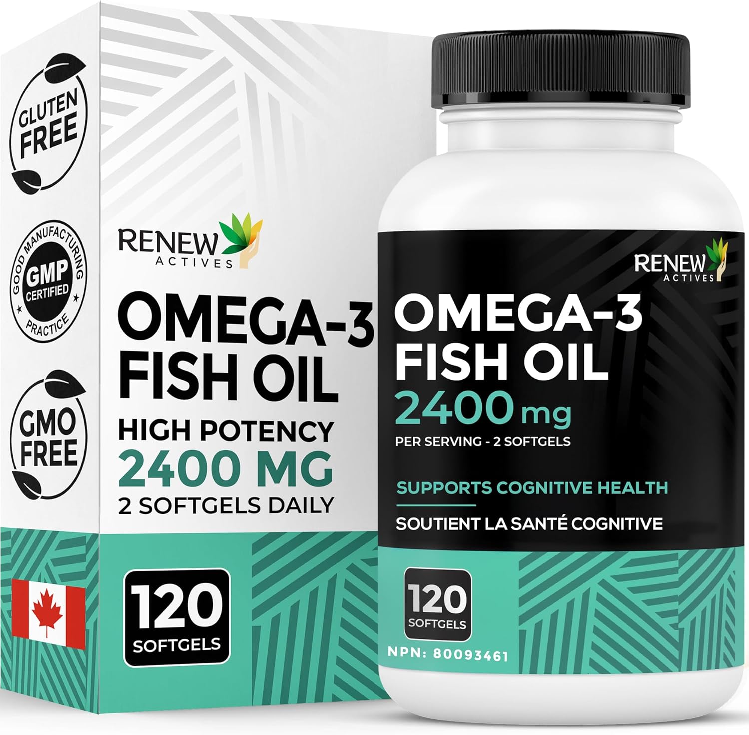 Omega-3 Fish Oil - 120 Softgels