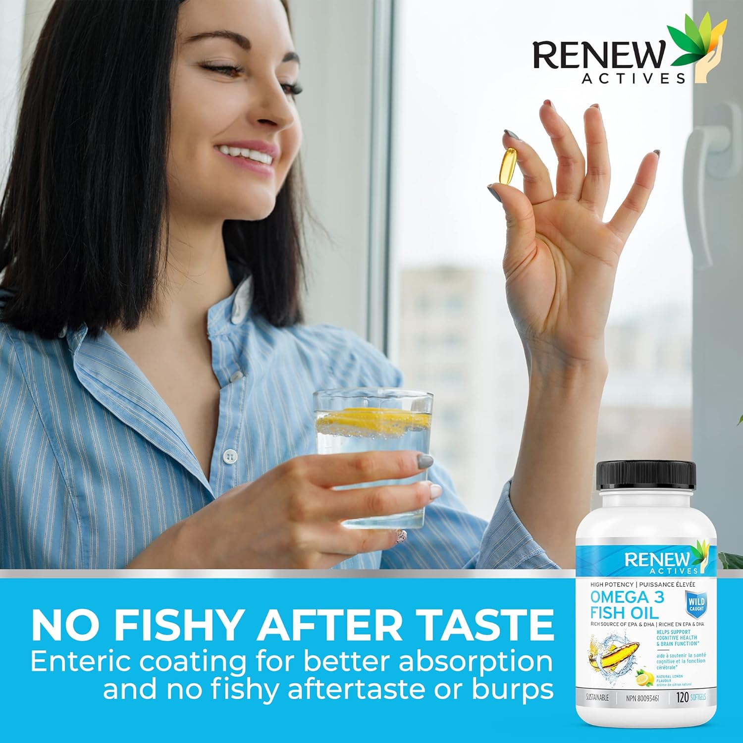 Omega-3 Fish Oil - 120 Softgels
