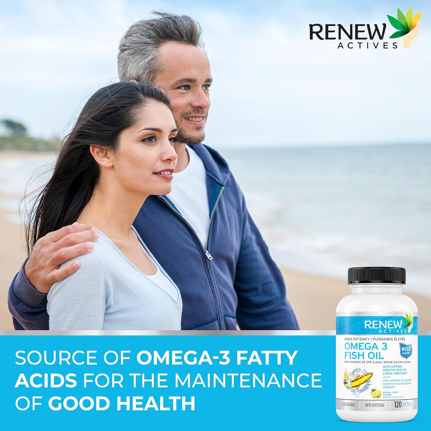 Omega-3 Fish Oil - 120 Softgels