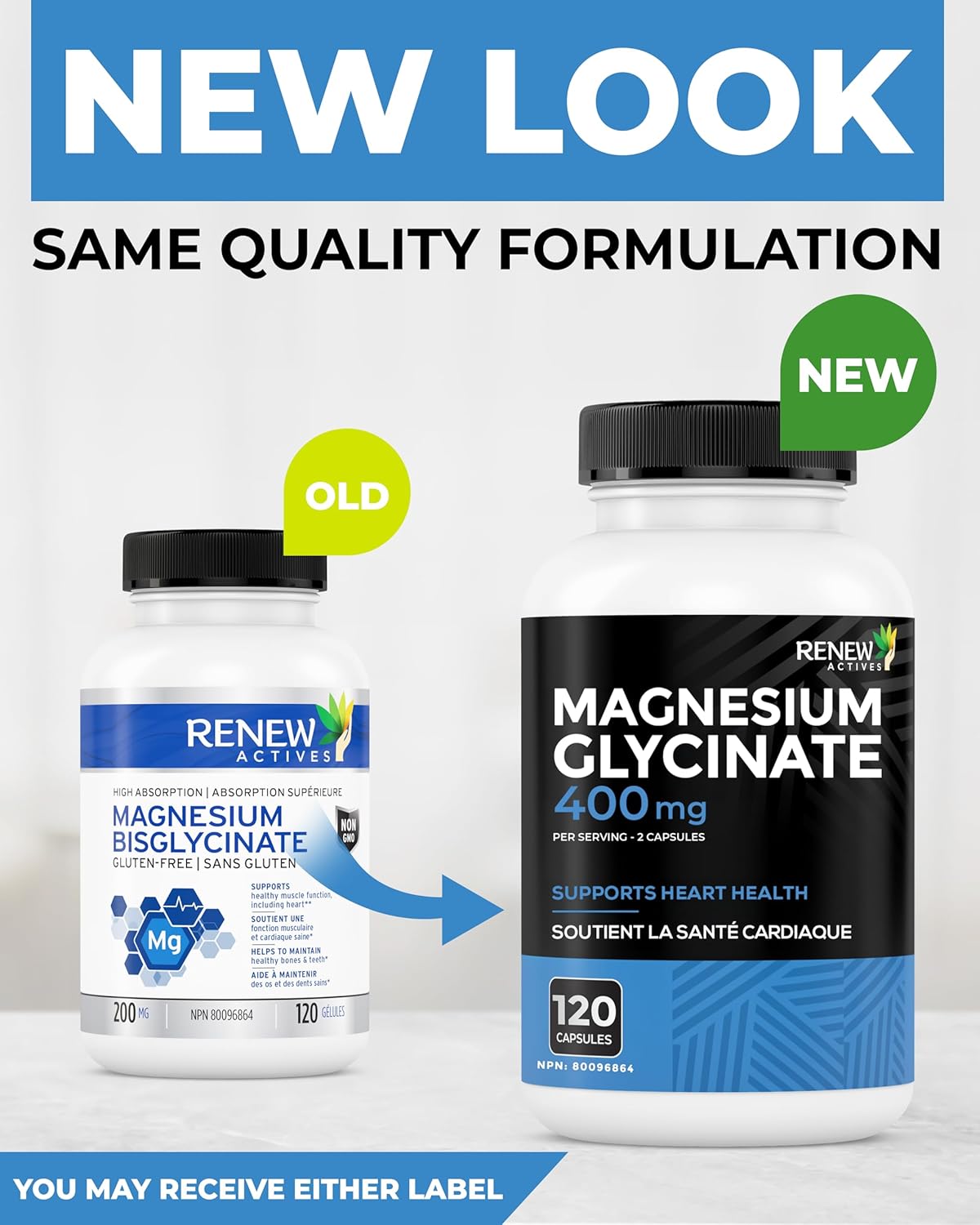 Magnesium Glycinate - 120 Capsules