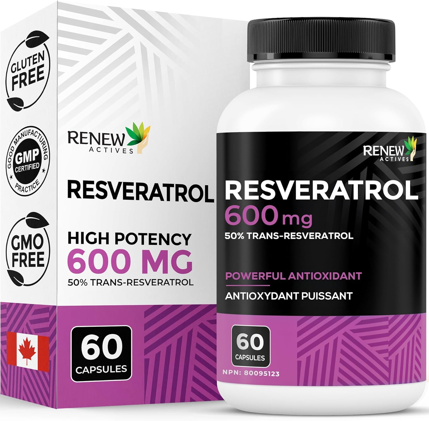 Resveratrol W. 50% Trans Resveratrol - 60 Capsules