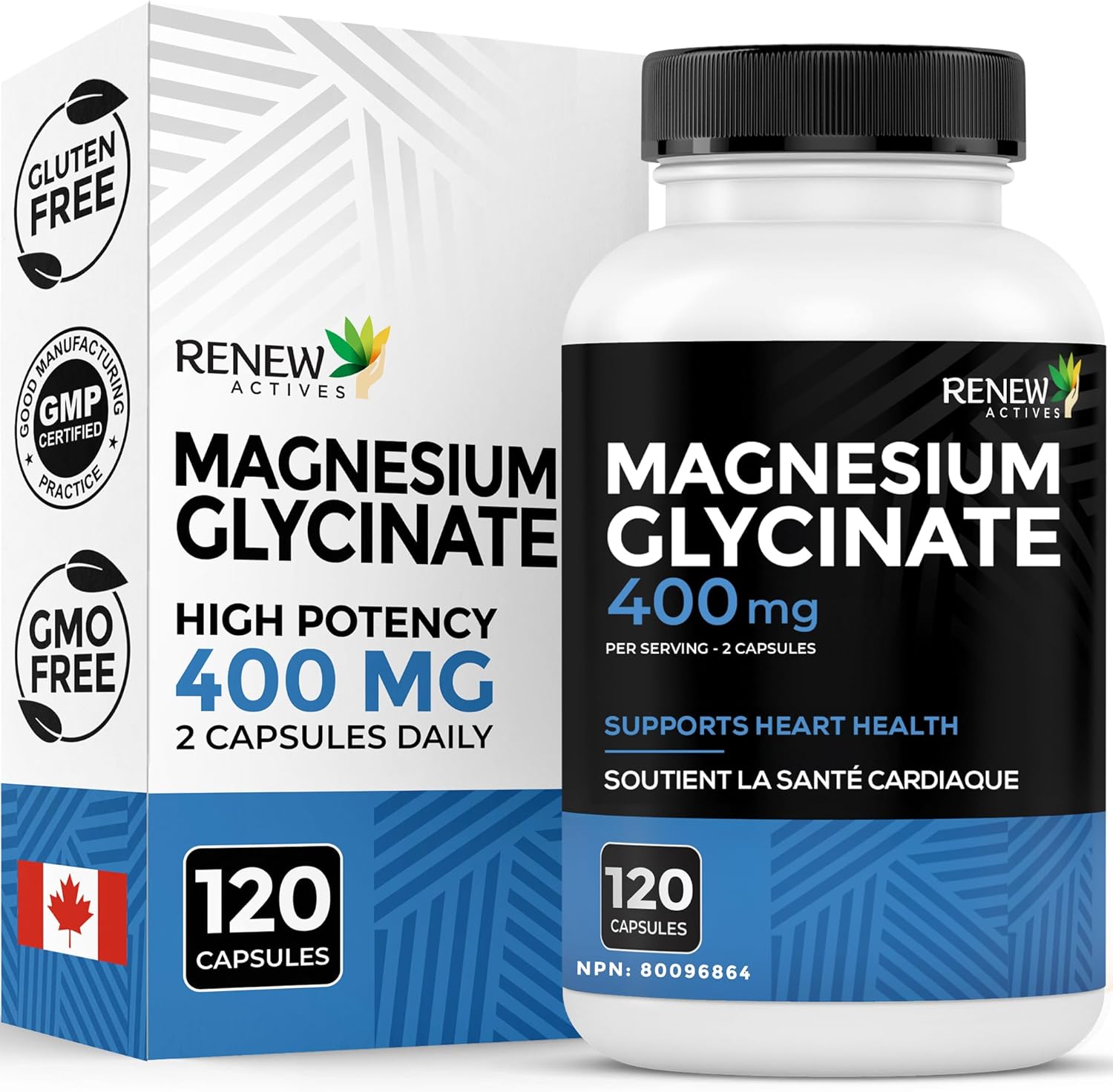 Magnesium Glycinate - 120 Capsules