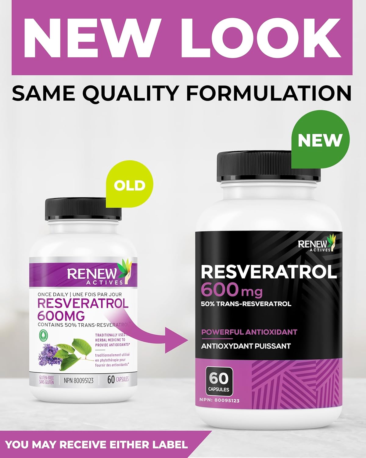 Resveratrol W. 50% Trans Resveratrol - 60 Capsules