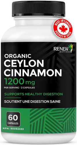 Organic Ceylon Cinnamon  - 60 Capsules 