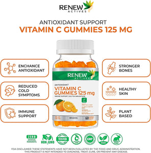 Renew Actives Vitamin C Gummies 125MG - Immune Support