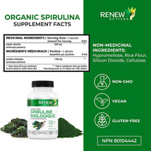 Load image into Gallery viewer, Renew Actives Maximum Strength Spirulina Tablets – Supports Immune System, Heart, Cells and Energy
