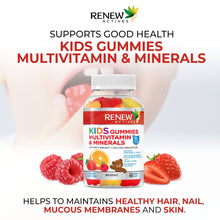 Load image into Gallery viewer, Renew Actives Kids Multivitamin Gummies, (60 Count) Yummy Strawberry/Orange
