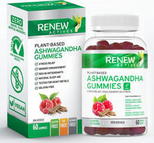 Load image into Gallery viewer, Renew Actives Ashwagandha Gummies, 1500mg, Restore Relaxation, Renew Your Energy

