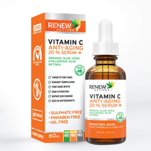 Load image into Gallery viewer, Renew Actives Vitamin C Serum – Anti-Aging Serum with Vitamin C, Hyaluronic Acid &amp; Retinol – 2 fl oz Bottle
