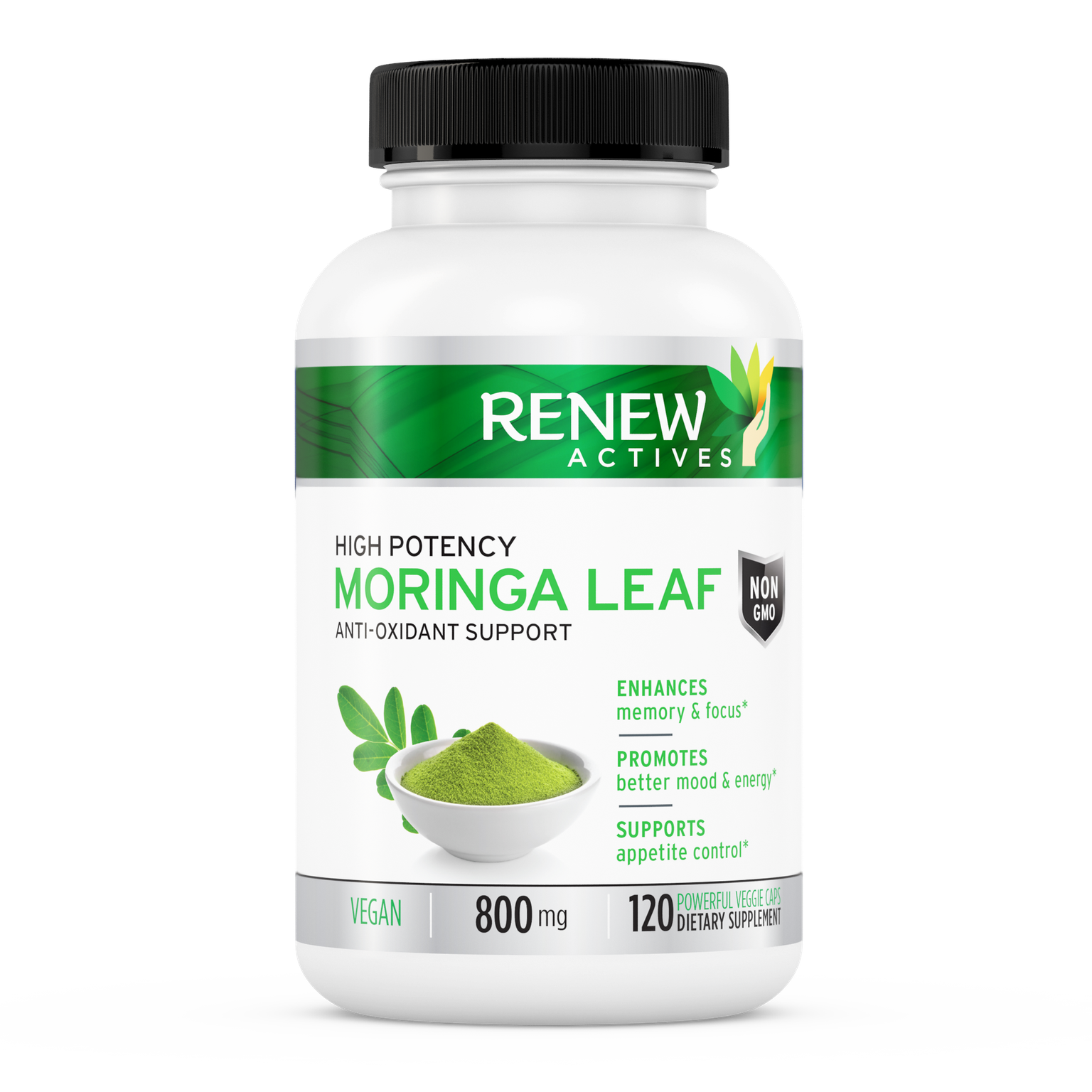 Moringa Leaf 800mg - 120 Capsules
