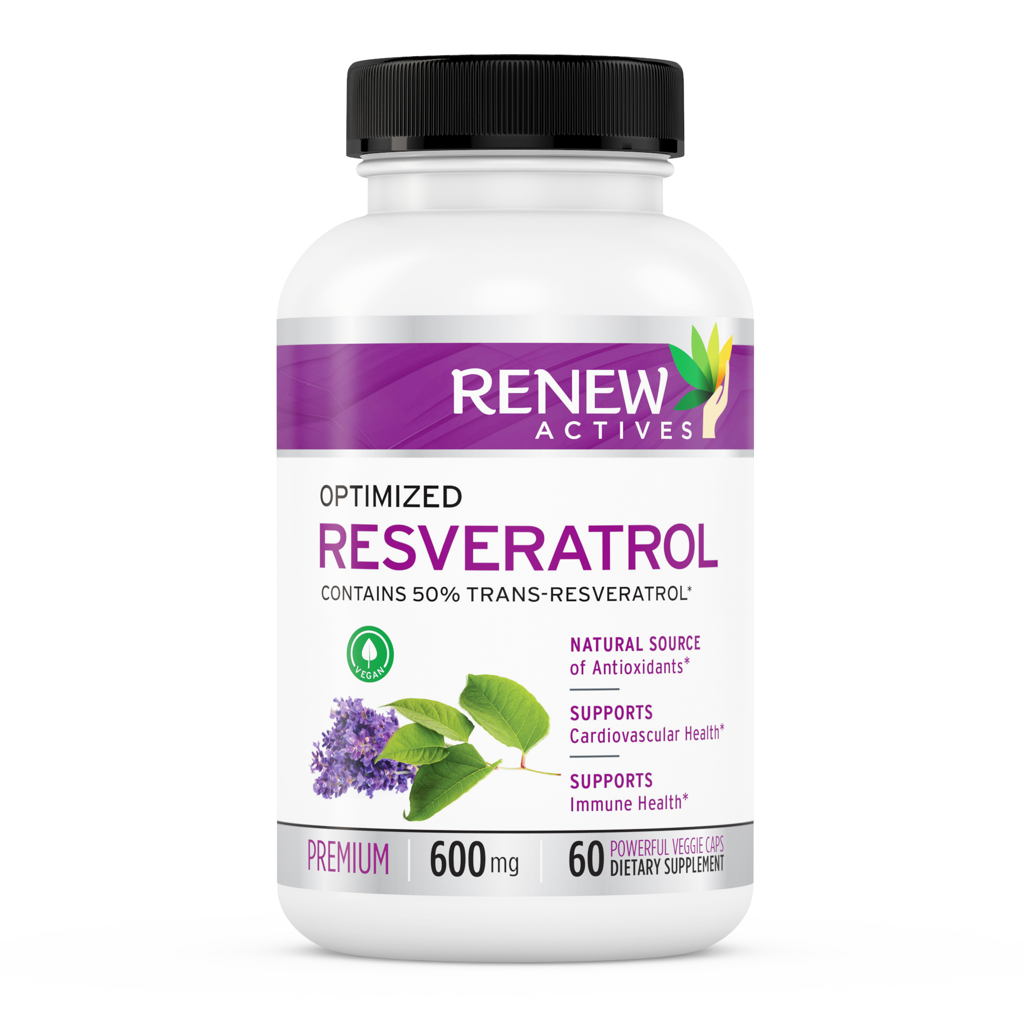 Resveratrol W. 50% Trans Resveratrol - 60 Capsules